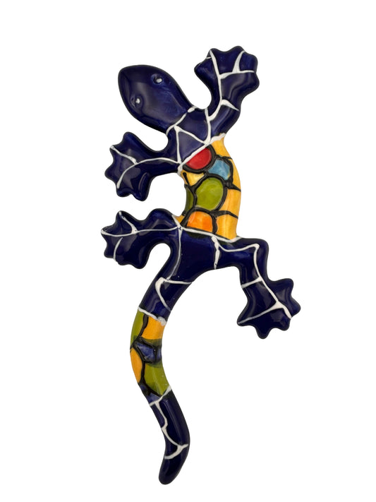 Jaszczurka ścienna BARCELONA ceramika hiszpańska ręcznie malowana