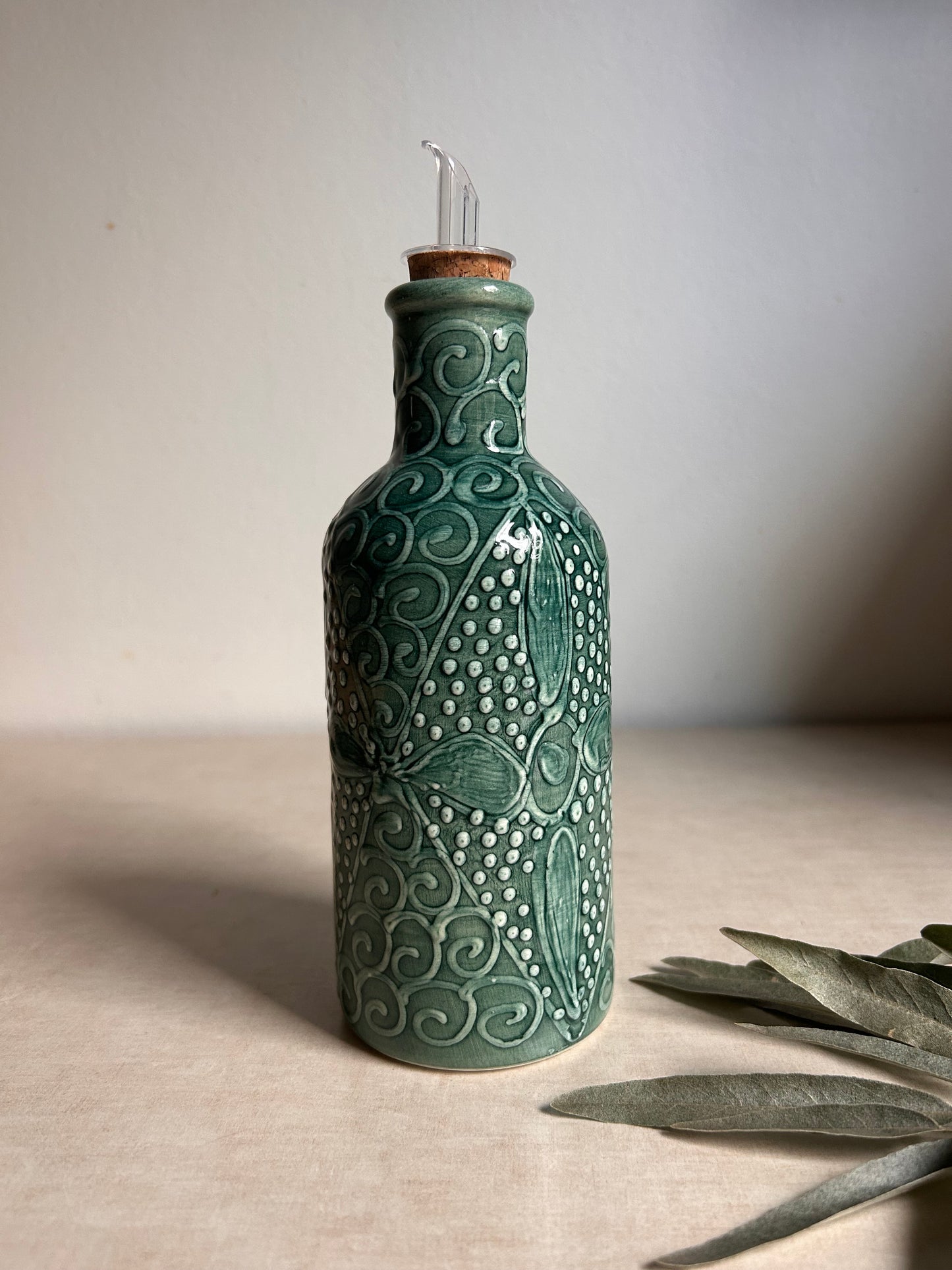 Butelka na oliwę ocet TURQUESA